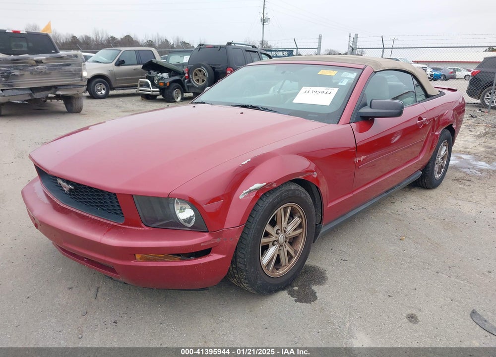 2008 FORD MUSTANG V6 DELUXE/V6 PREMIUM VIN: 1ZVHT84N885204927