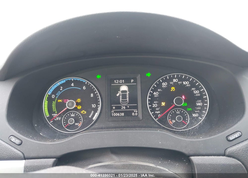 2013 VOLKSWAGEN JETTA HYBRID VIN: 3VW637AJ9DM312125