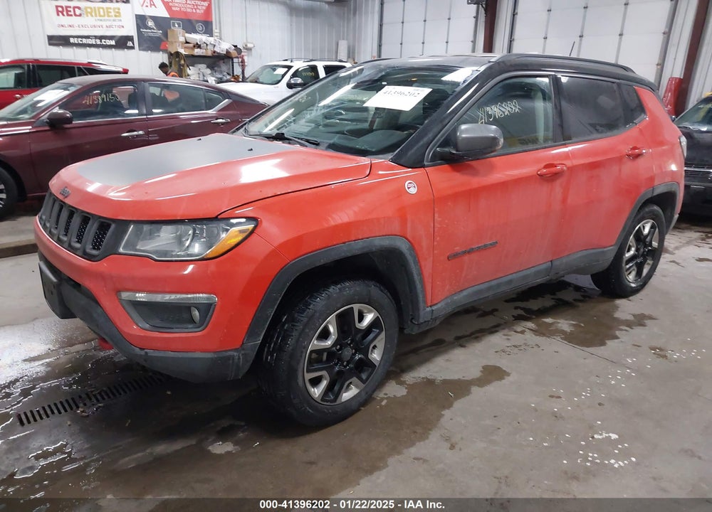 2018 JEEP COMPASS TRAILHAWK 4X4 VIN: 3C4NJDDB7JT168468