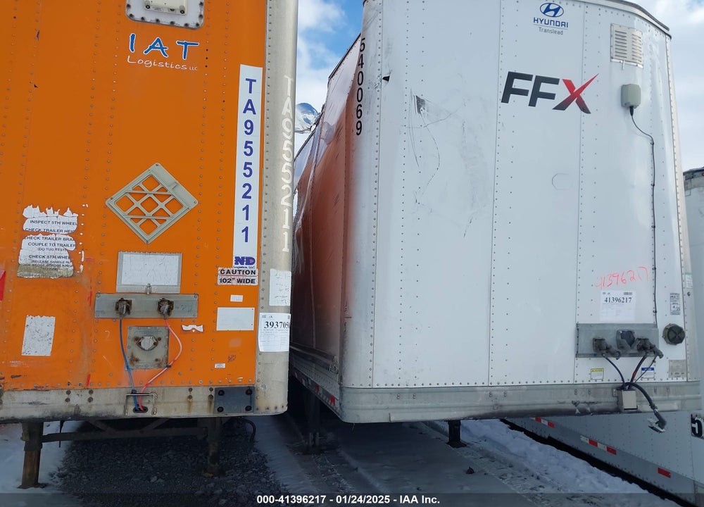 2022 HYUNDAI TRANSLEAD INC 53' SEMI TRAILER VIN: 3H3V532K2NS540069