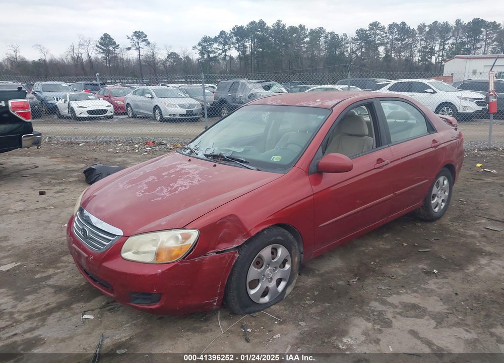 2008 KIA SPECTRA EX VIN: KNAFE121485509107