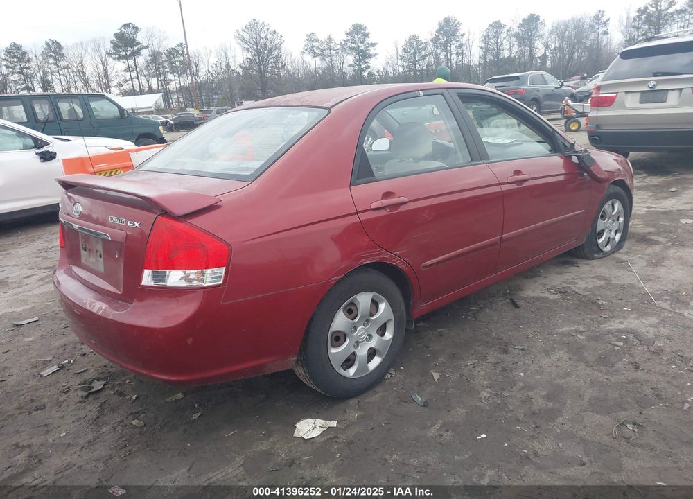 2008 KIA SPECTRA EX VIN: KNAFE121485509107