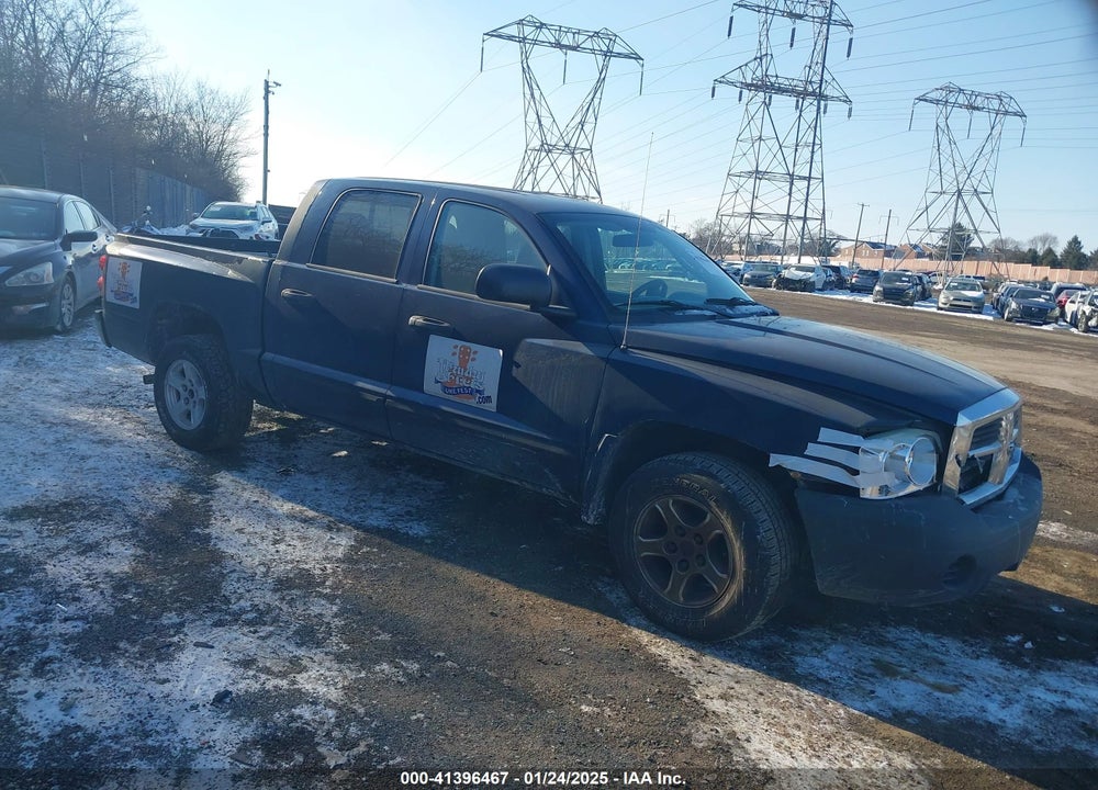 2005 DODGE DAKOTA SLT VIN: 1D7HE48K25S271256