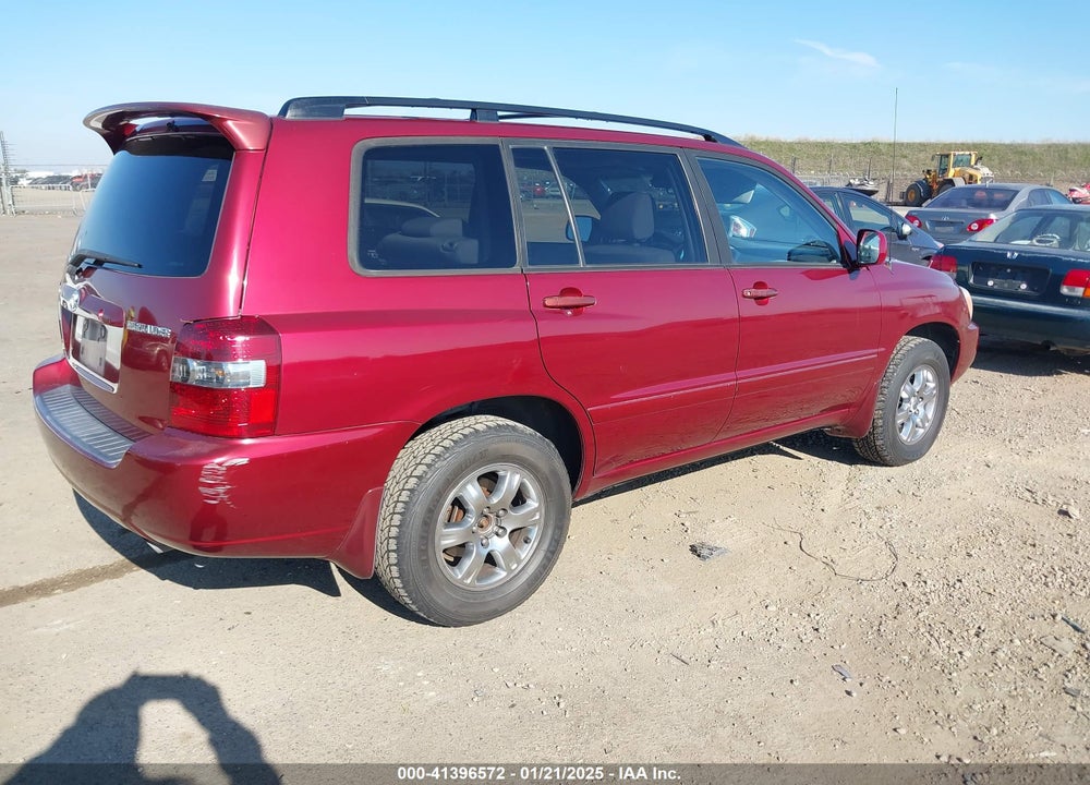 2007 TOYOTA HIGHLANDER V6 VIN: JTEHP21A470204887