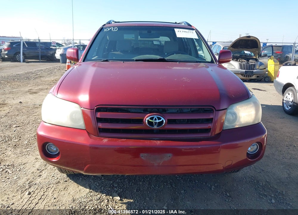 2007 TOYOTA HIGHLANDER V6 VIN: JTEHP21A470204887