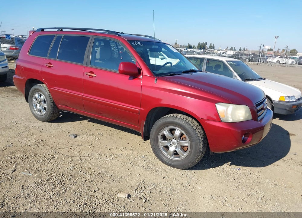 2007 TOYOTA HIGHLANDER V6 VIN: JTEHP21A470204887
