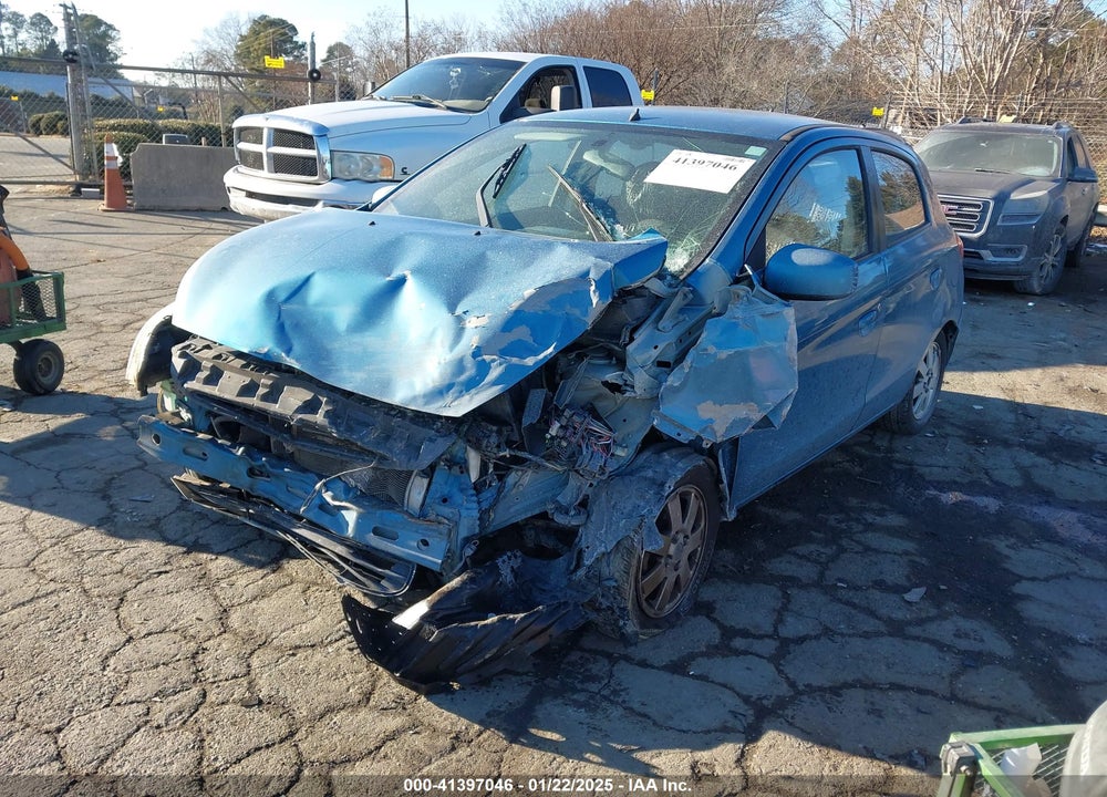 2014 MITSUBISHI MIRAGE VIN: ML32A3HJ0EH003688