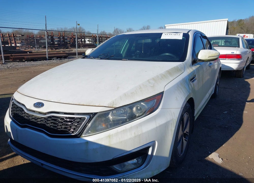 2012 KIA OPTIMA HYBRID VIN: KNAGM4AD2C5012554