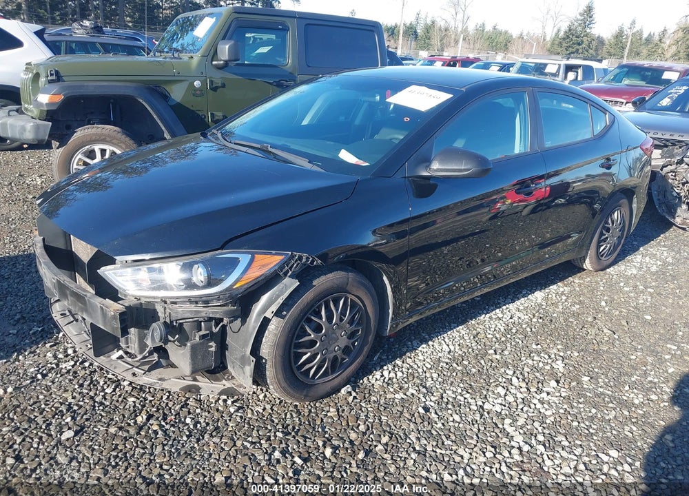 2018 HYUNDAI ELANTRA SE VIN: KMHD74LFXJU648312