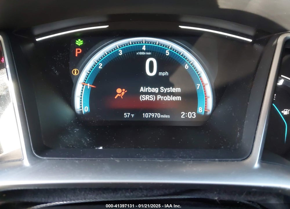 2017 HONDA CIVIC VIN: 19XFC2F78HE209927
