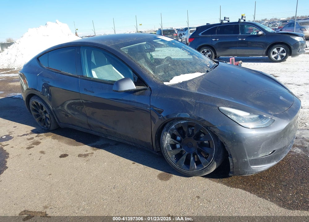 2020 TESLA MODEL Y LONG RANGE DUAL MOTOR ALL-WHEEL DRIVE VIN: 5YJYGDEE2LF034120