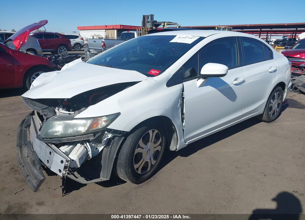 2014 HONDA CIVIC HYBRID VIN: 19XFB4F27EE001410