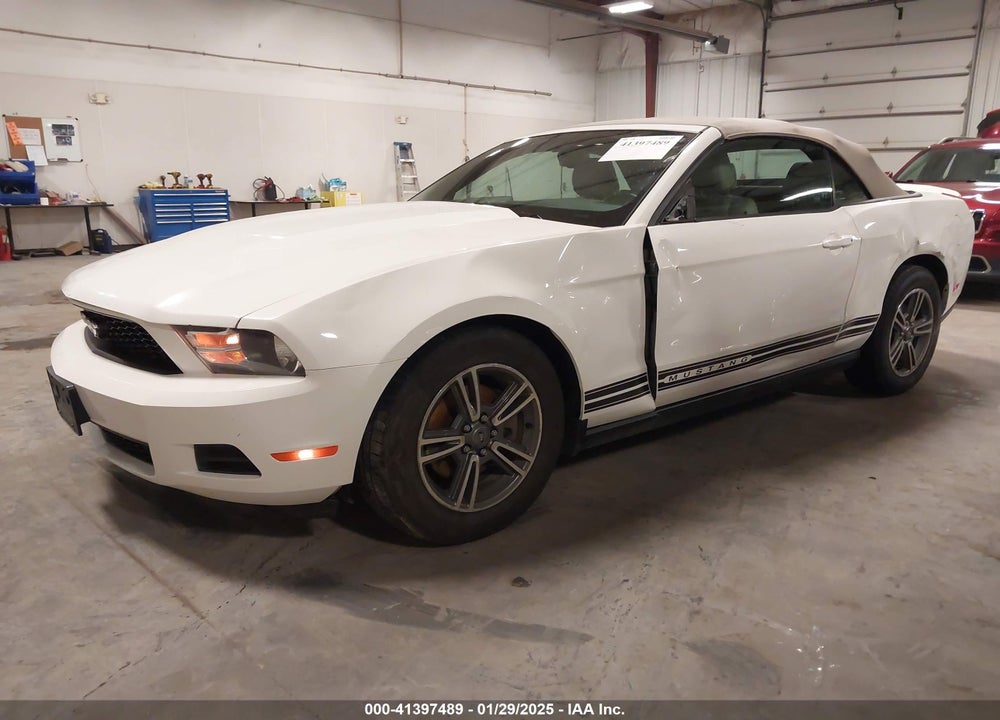 2012 FORD MUSTANG V6 PREMIUM VIN: 1ZVBP8EM7C5286318