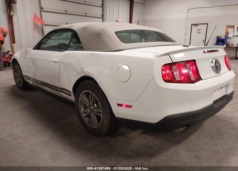 2012 FORD MUSTANG V6 PREMIUM VIN: 1ZVBP8EM7C5286318