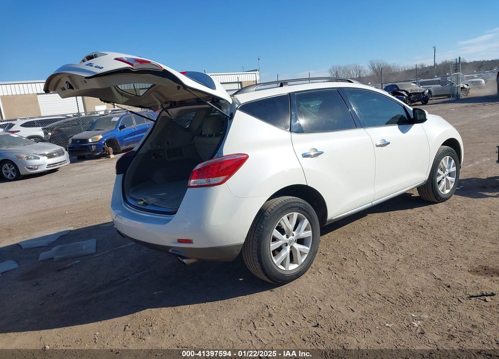 2014 NISSAN MURANO SL VIN: JN8AZ1MW8EW529218