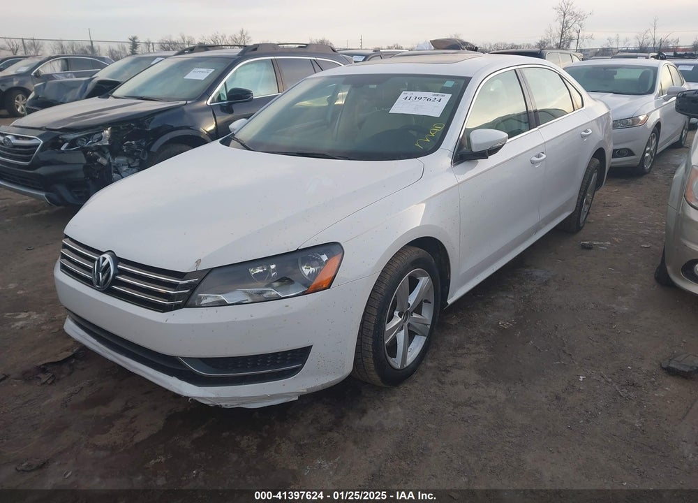 2012 VOLKSWAGEN PASSAT 2.5L SE VIN: 1VWBH7A32CC033987