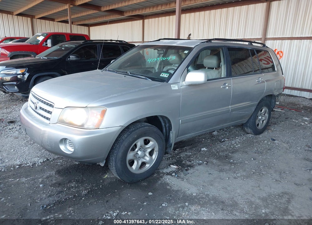 2001 TOYOTA HIGHLANDER VIN: JTEGF21A410019289
