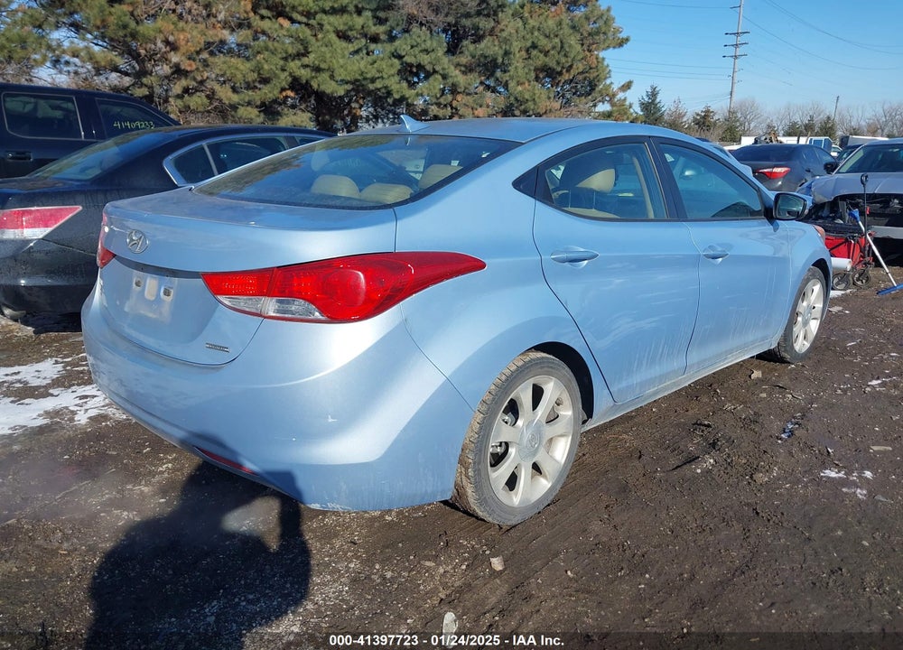 2011 HYUNDAI ELANTRA LIMITED (ULSAN PLANT) VIN: KMHDH4AE7BU104830