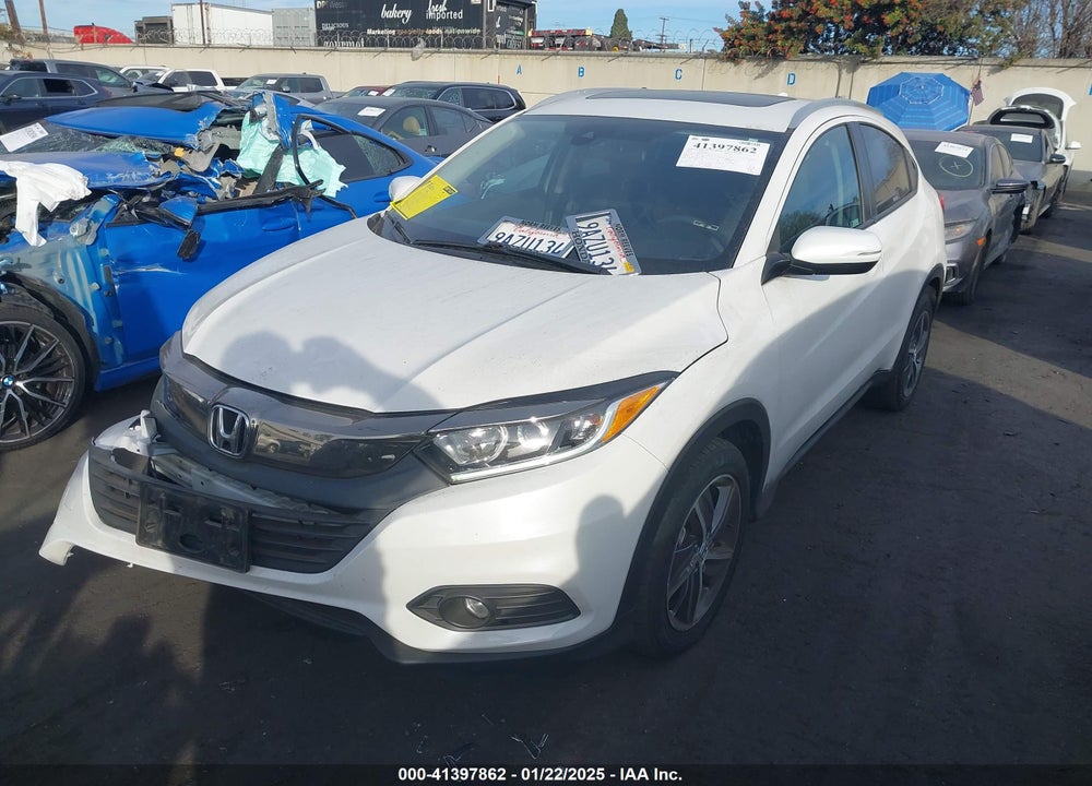 2022 HONDA HR-V AWD EX VIN: 3CZRU6H51NM762668