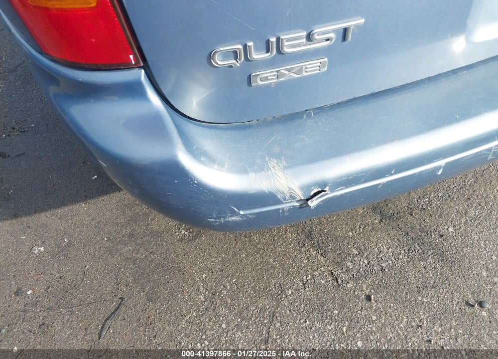 2000 NISSAN QUEST GLE/GXE/SE-CLOTH/SE-LEATHER VIN: 4N2XN11T5YD843370