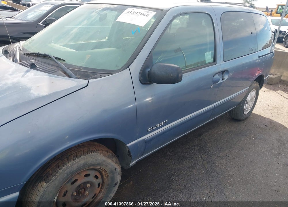 2000 NISSAN QUEST GLE/GXE/SE-CLOTH/SE-LEATHER VIN: 4N2XN11T5YD843370