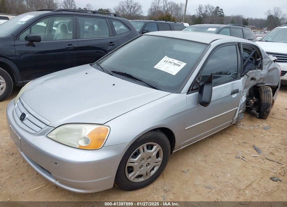 2001 HONDA CIVIC LX VIN: 2HGES16571H584758