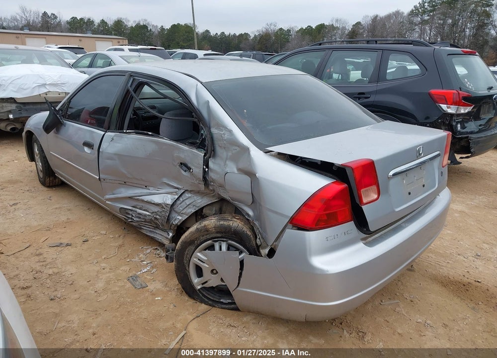2001 HONDA CIVIC LX VIN: 2HGES16571H584758