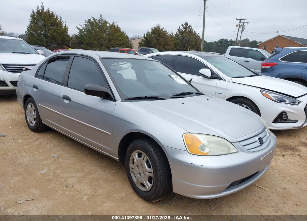 2001 HONDA CIVIC LX VIN: 2HGES16571H584758