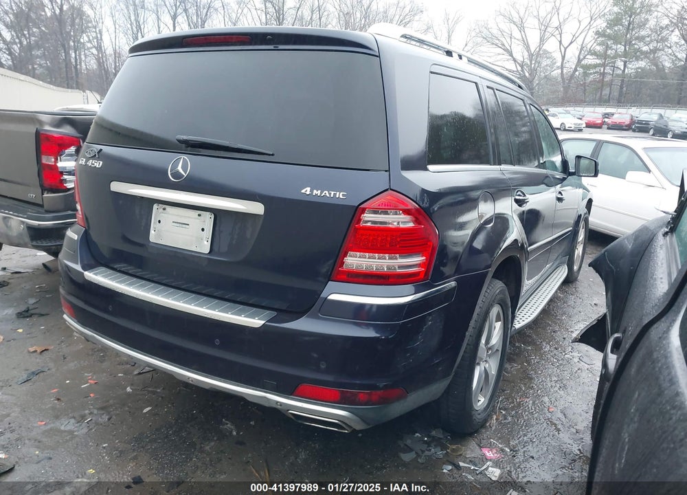 2011 MERCEDES-BENZ GL 450 4MATIC VIN: 4JGBF7BE7BA682019