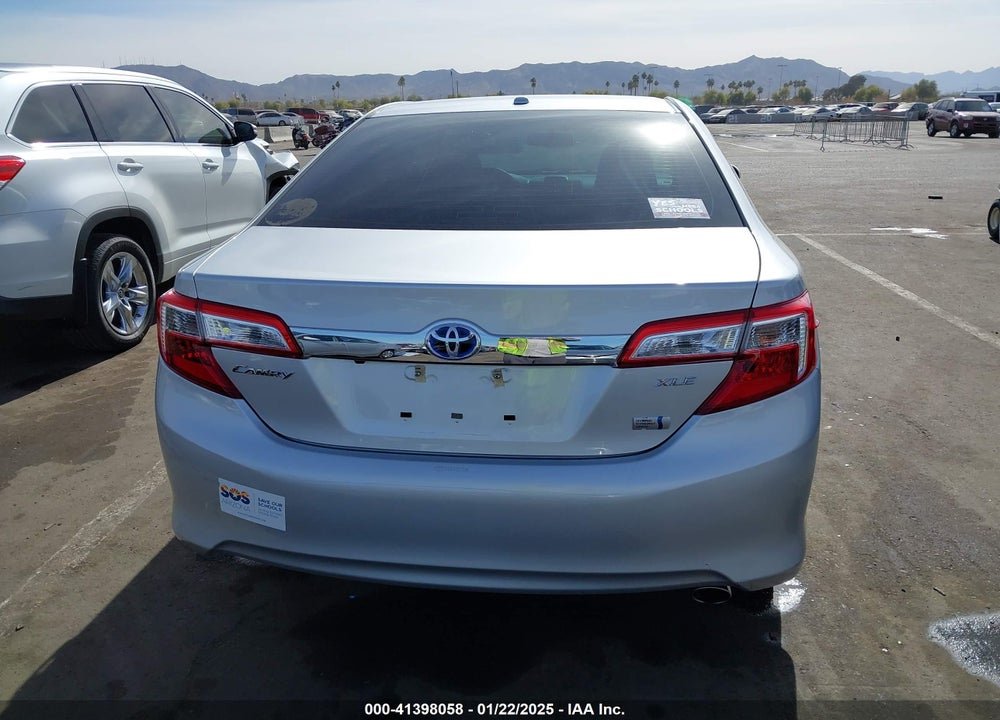 2014 TOYOTA CAMRY HYBRID VIN: 4T1BD1FK0EU139830