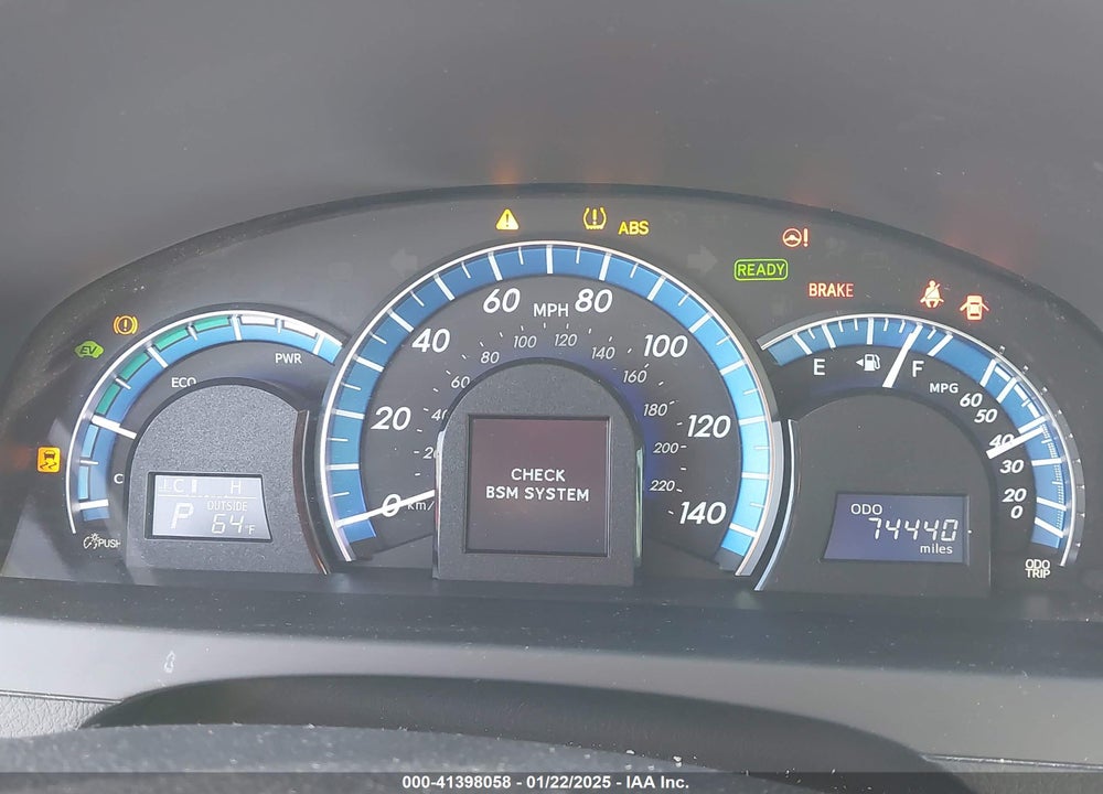 2014 TOYOTA CAMRY HYBRID VIN: 4T1BD1FK0EU139830