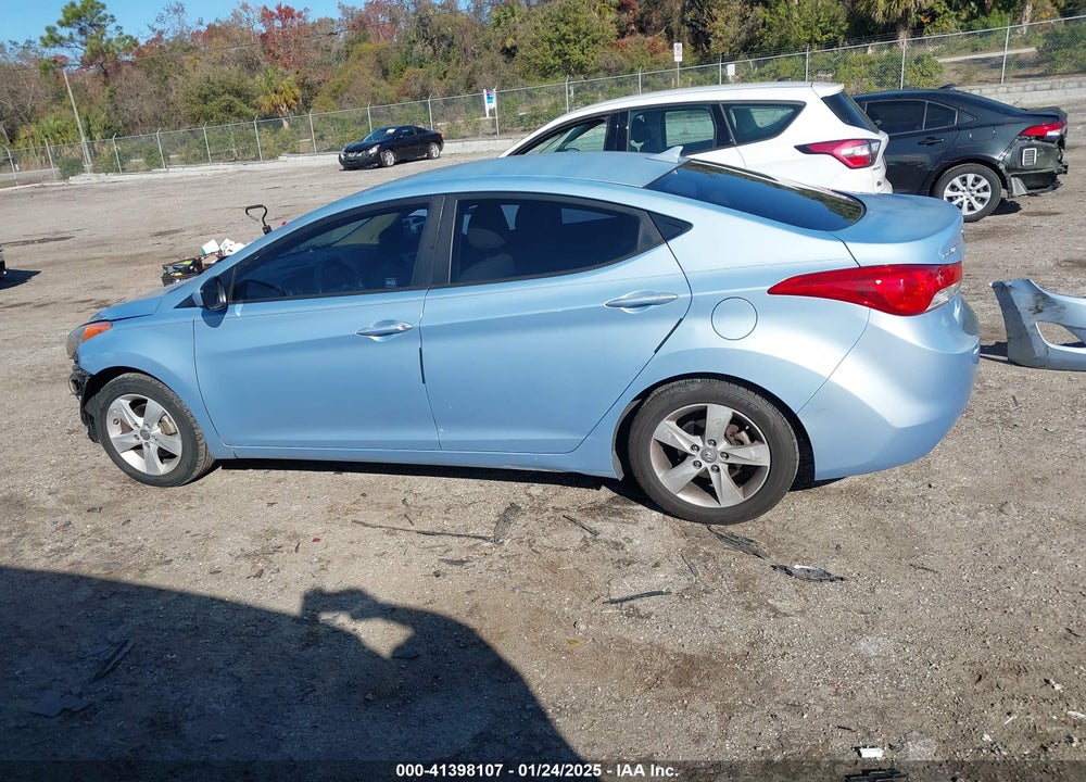 2012 HYUNDAI ELANTRA VIN: KMHDH4AEXCU350837