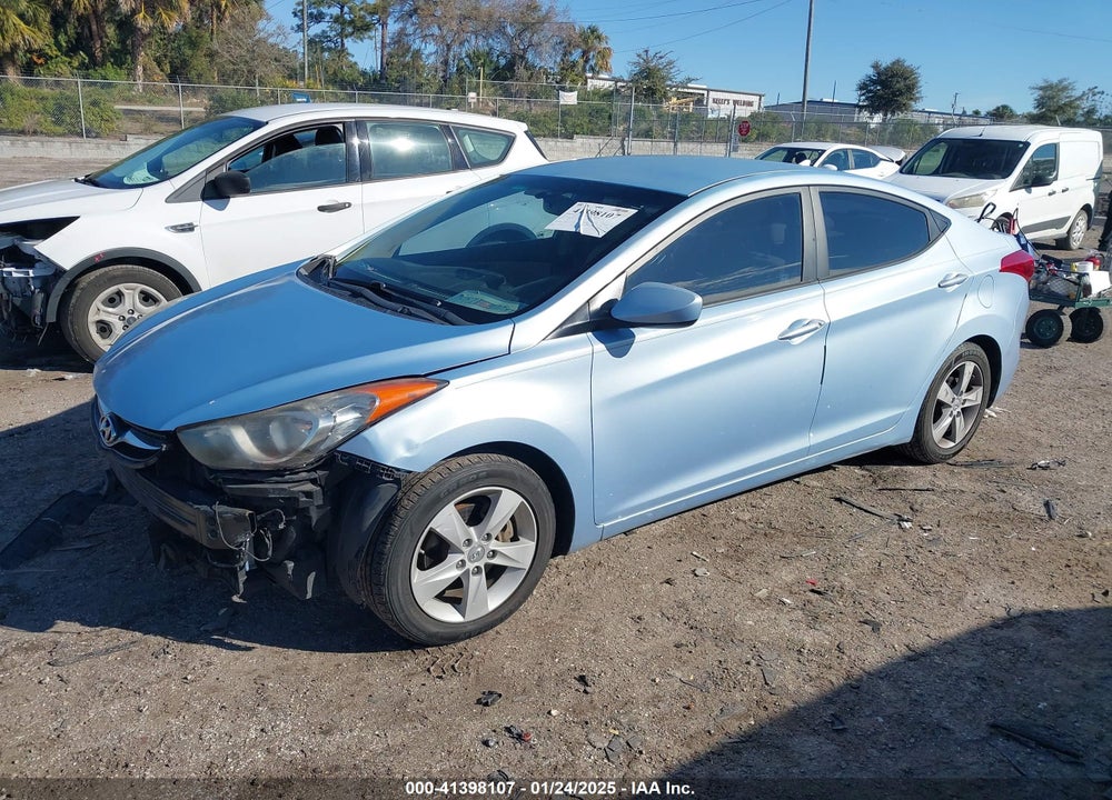 2012 HYUNDAI ELANTRA VIN: KMHDH4AEXCU350837