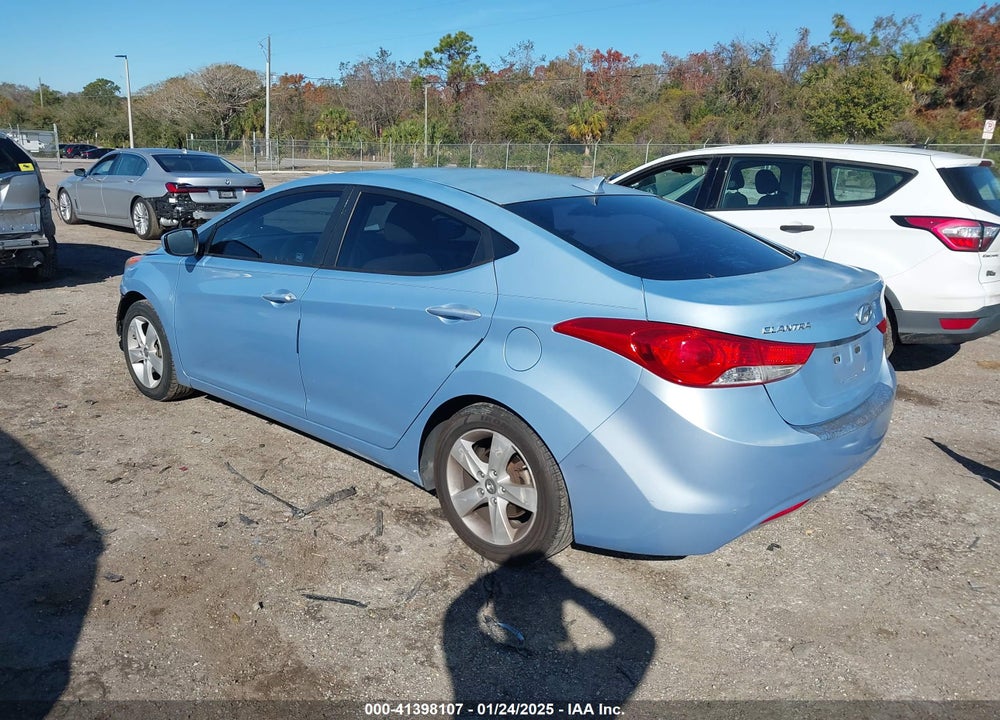 2012 HYUNDAI ELANTRA VIN: KMHDH4AEXCU350837