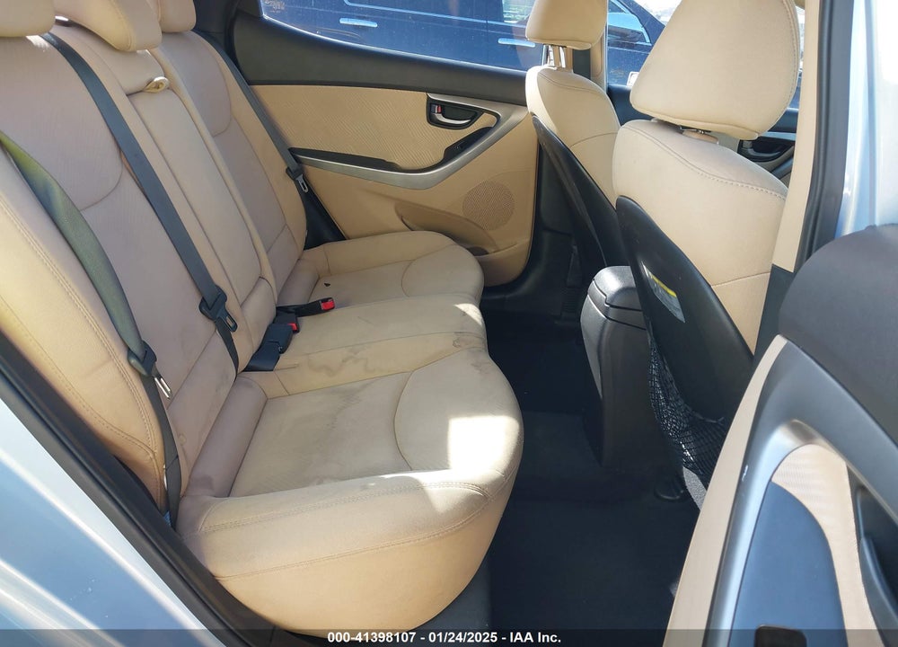 2012 HYUNDAI ELANTRA VIN: KMHDH4AEXCU350837