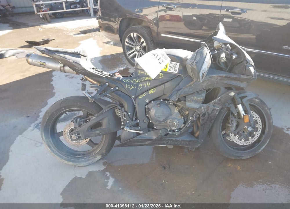 2008 HONDA CBR600 RR VIN: JH2PC404X8M102594