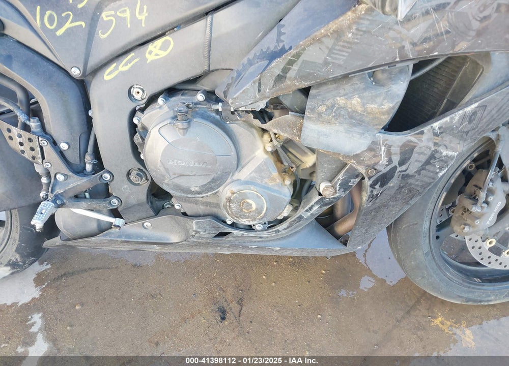 2008 HONDA CBR600 RR VIN: JH2PC404X8M102594