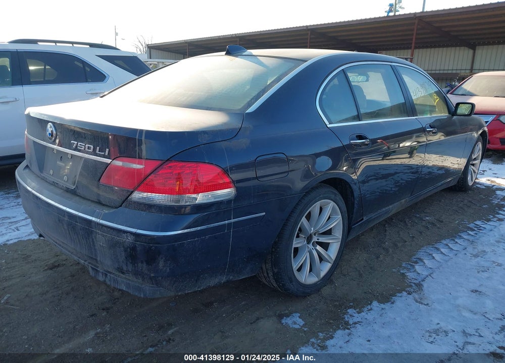 2007 BMW 750LI VIN: WBAHN83587DT73362