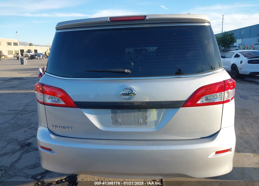 2015 NISSAN QUEST S VIN: JN8AE2KP8F9127809