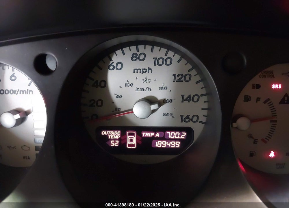 2002 ACURA CL 3.2 TYPE S VIN: 19UYA42692A004622