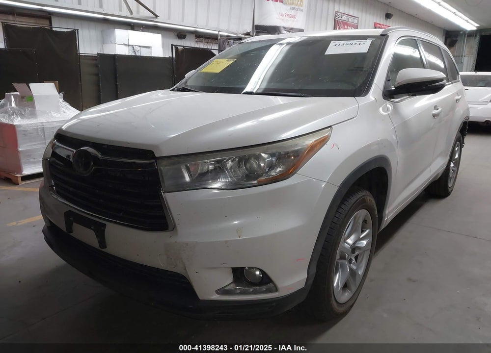 2014 TOYOTA HIGHLANDER LIMITED V6 VIN: 5TDYKRFH6ES019851