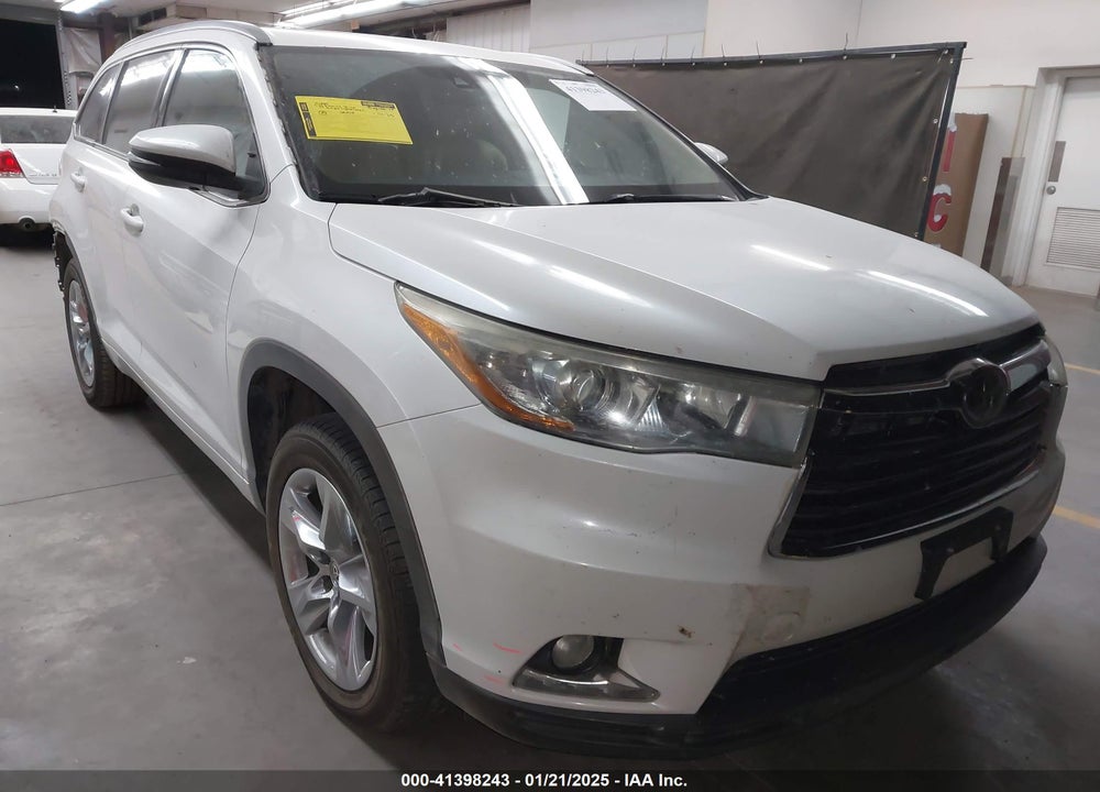 2014 TOYOTA HIGHLANDER LIMITED V6 VIN: 5TDYKRFH6ES019851