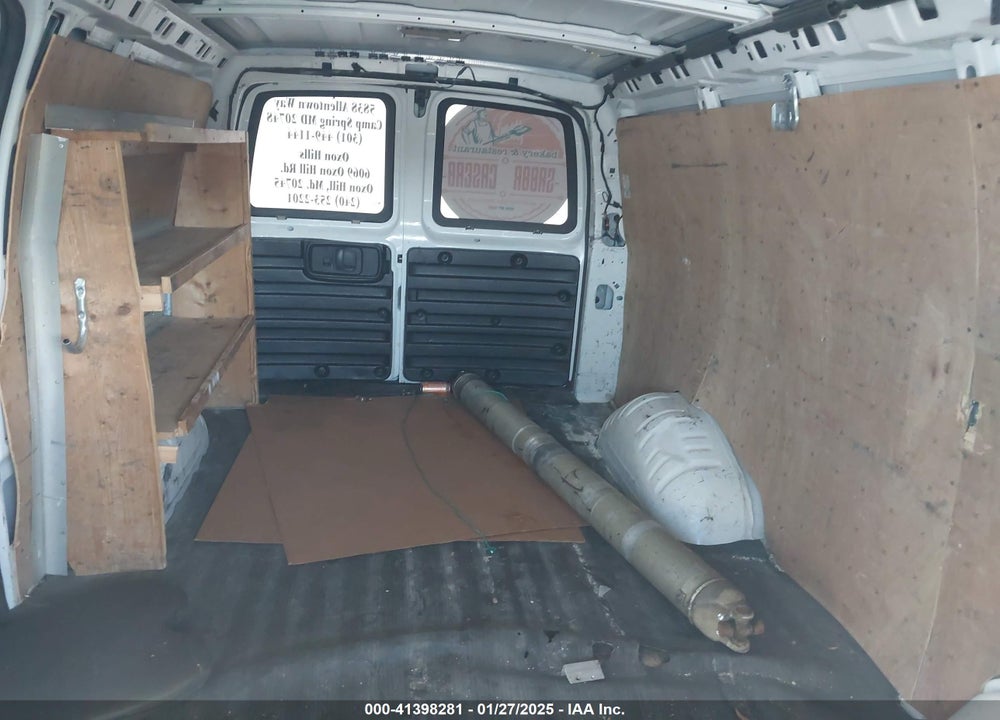 2013 CHEVROLET EXPRESS 1500 VIN: 1GCSGAFXXD1154312