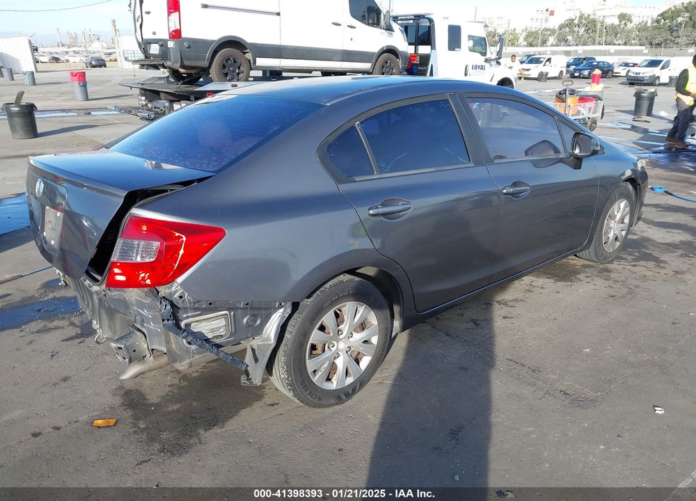 2012 HONDA CIVIC SDN VIN: 19XFB2F51CE374471