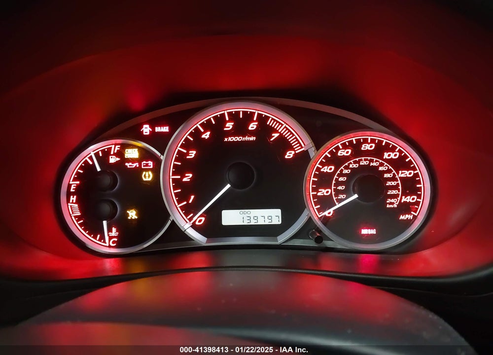 2008 SUBARU IMPREZA WRX VIN: JF1GH75608G802604