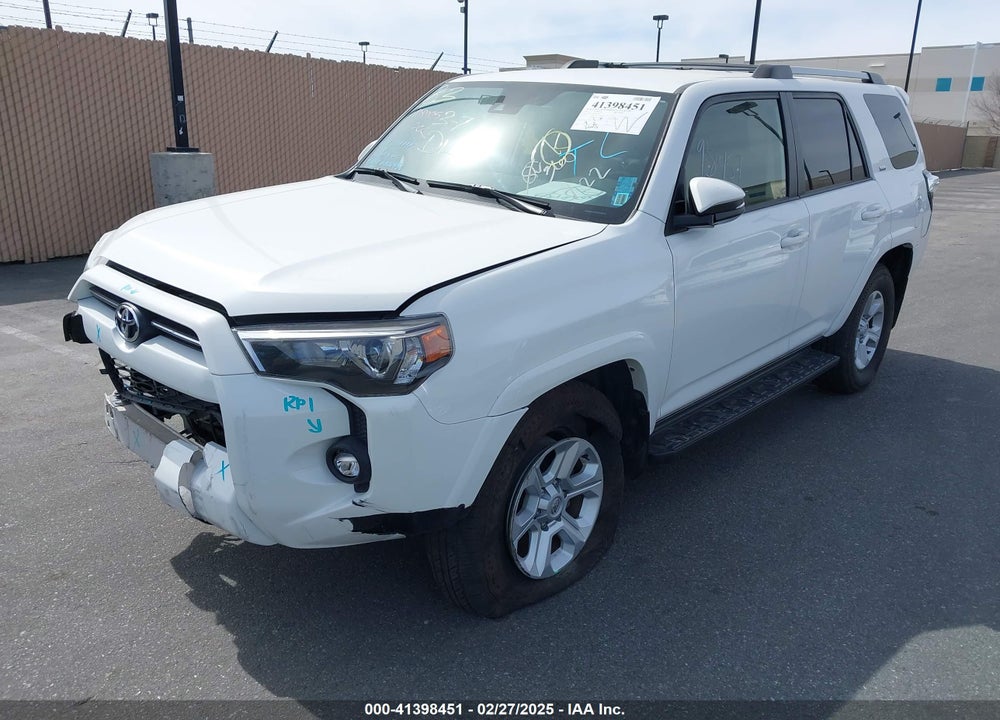2022 TOYOTA 4RUNNER SR5 PREMIUM VIN: JTENU5JR2N6022487