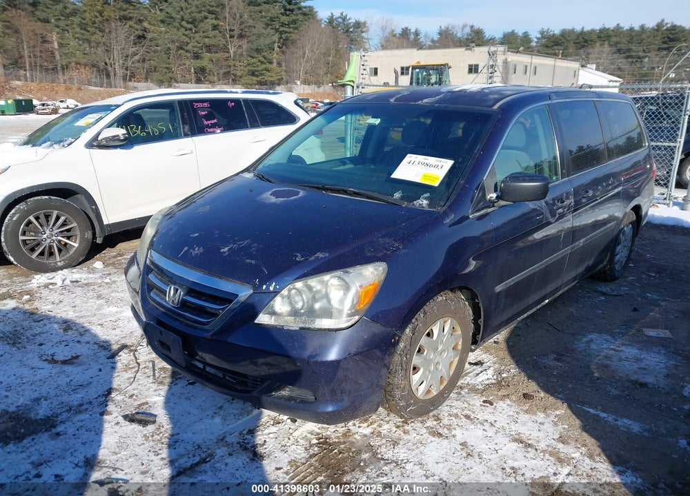 2007 HONDA ODYSSEY LX VIN: 5FNRL38297B009717