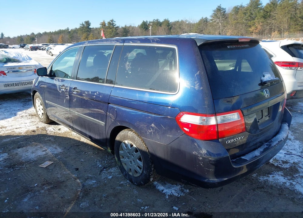2007 HONDA ODYSSEY LX VIN: 5FNRL38297B009717