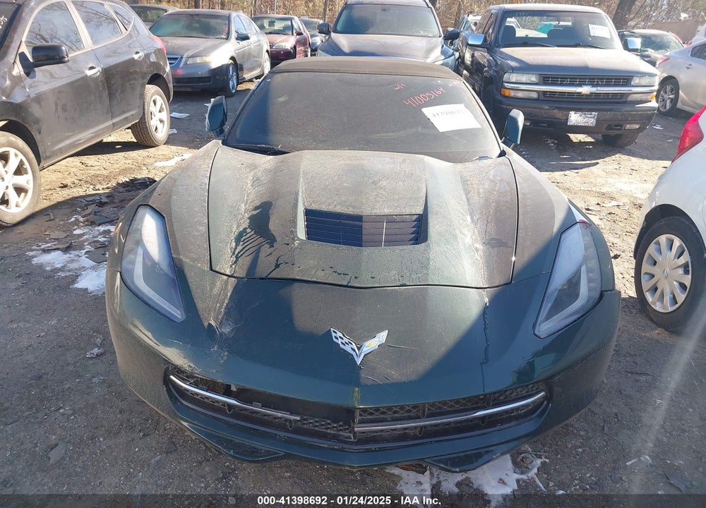 2014 CHEVROLET CORVETTE STINGRAY VIN: 1G1YF3D73E5128925