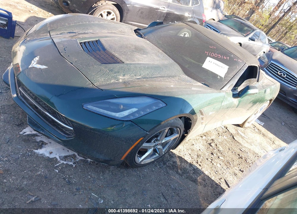 2014 CHEVROLET CORVETTE STINGRAY VIN: 1G1YF3D73E5128925